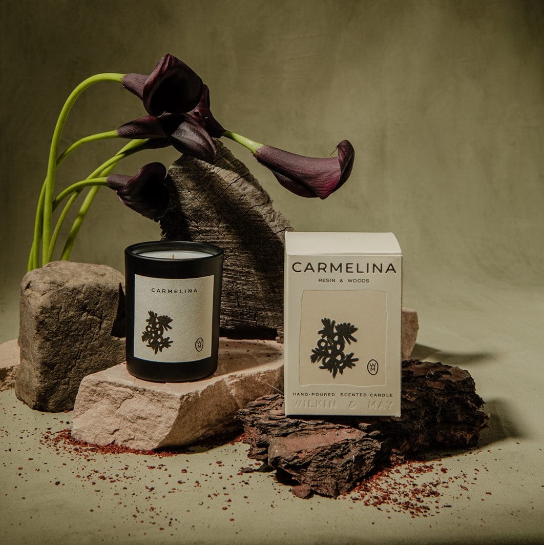Carmelina Candle | Bergamot, Oud & Vanilla | Wilkin & May